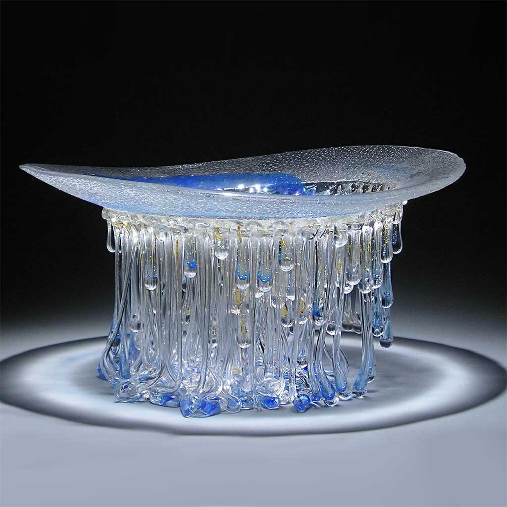 Jellyfish Glass inspired by the sea